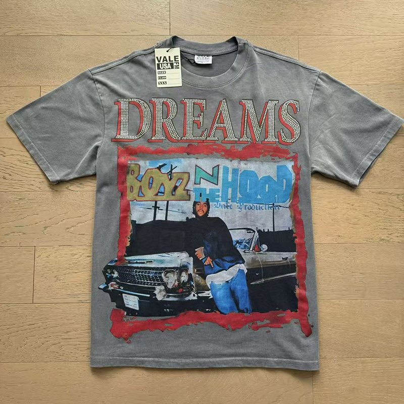 VALE USA Dreams Boyz N The Hood Graphic T-Shirt — front