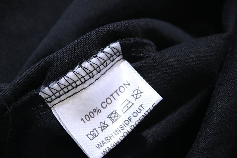 VALE USA Washed Black Graphic T-Shirt — neck_label