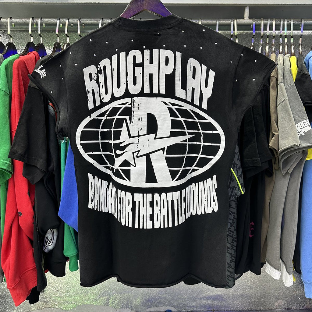 Rough Play Monster Graphic Washed T-Shirt — context