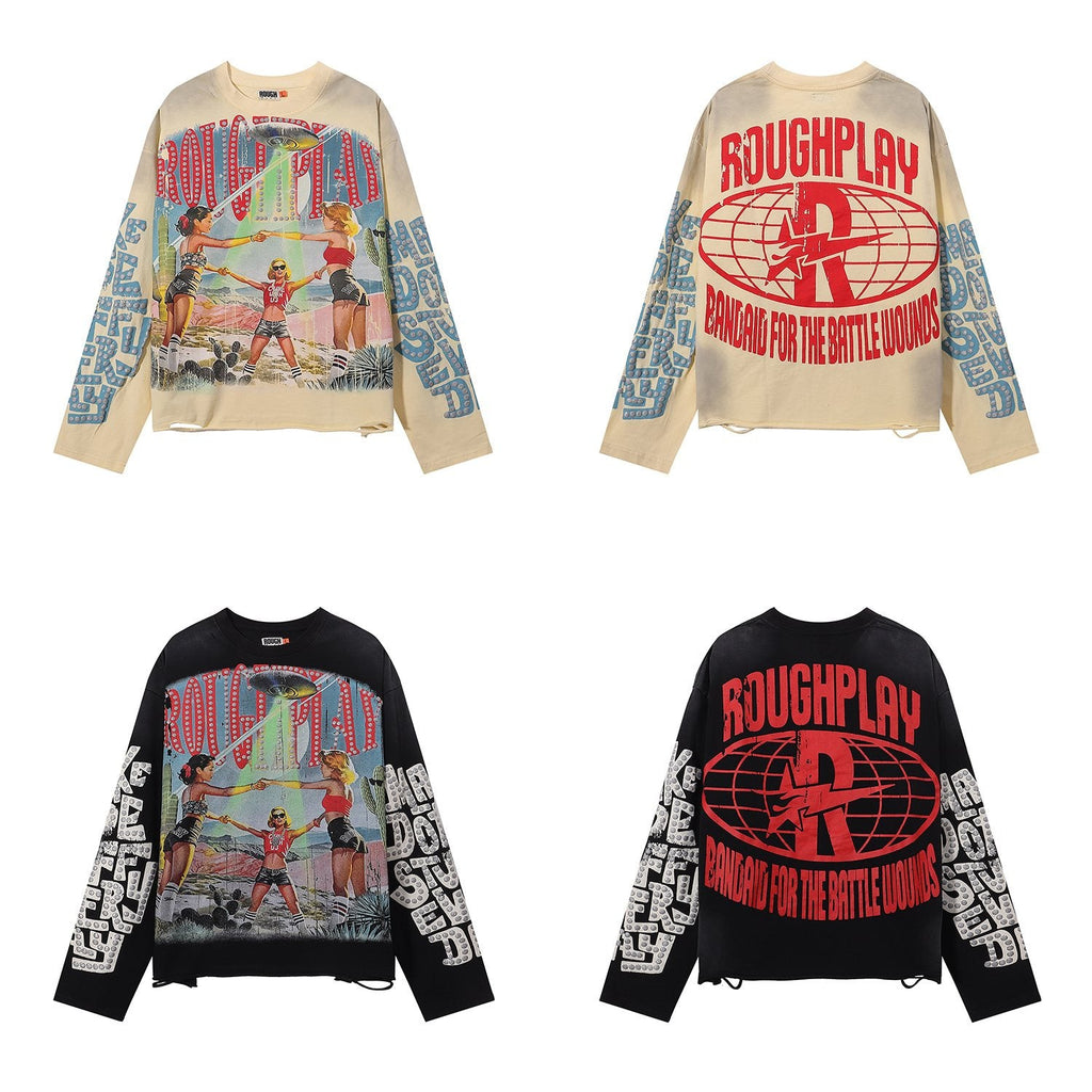 Rough Play Together Graphic Long-Sleeve T-Shirt — comparison