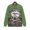 Godspeed Washed Olive Aircraft Graphic Long-Sleeve T-Shirt — hero