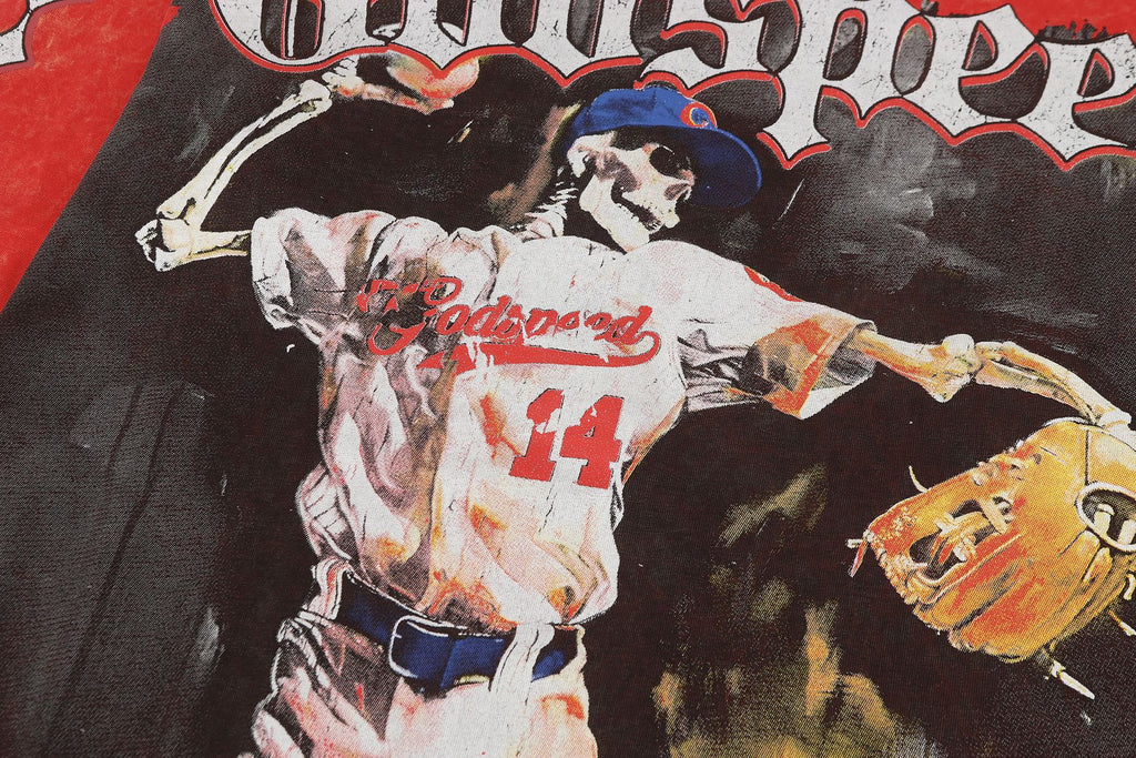Godspeed Baseball Graphic Long-Sleeve T-Shirt — detail
