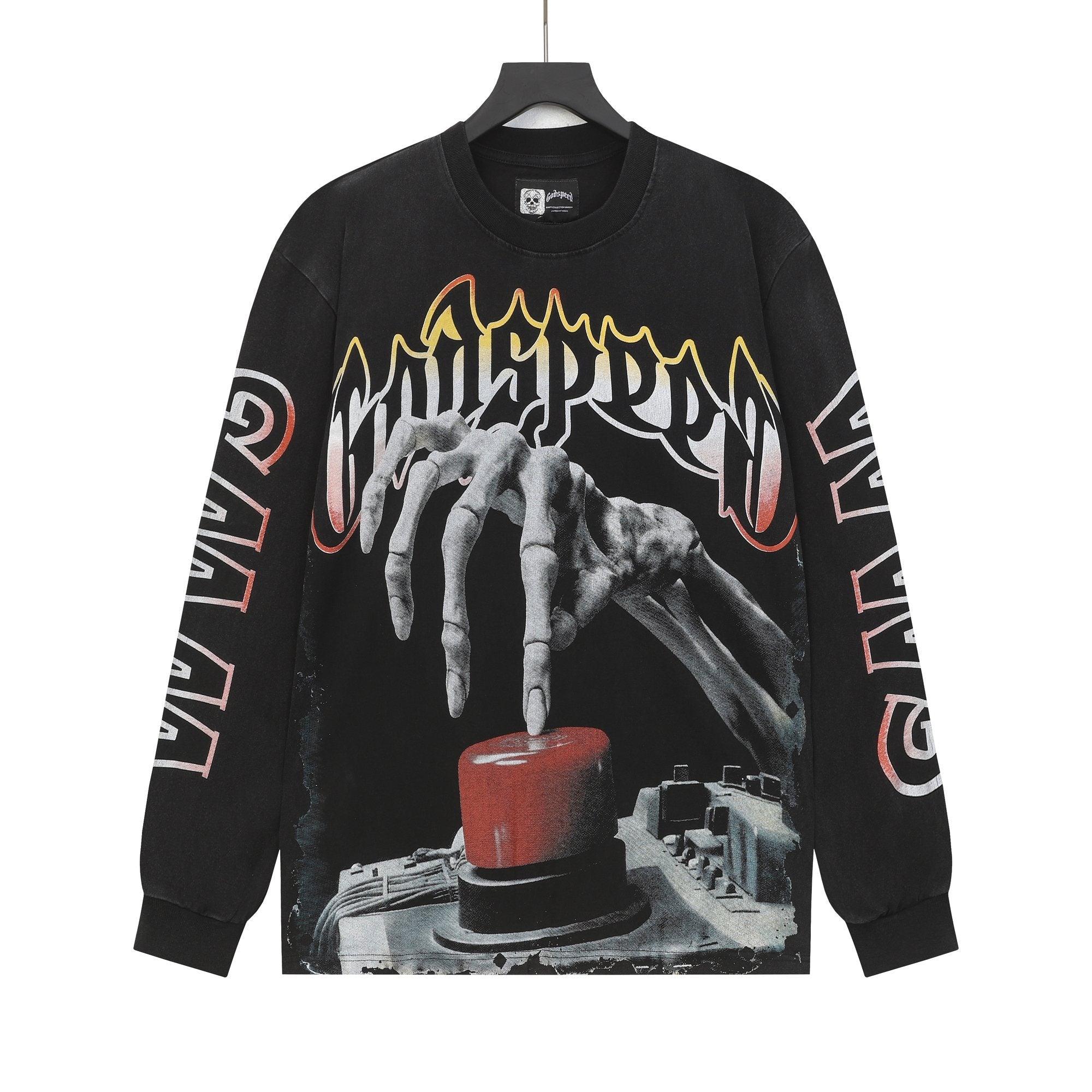 Godspeed Washed Rock Graphic Long-Sleeve T-Shirt — hero