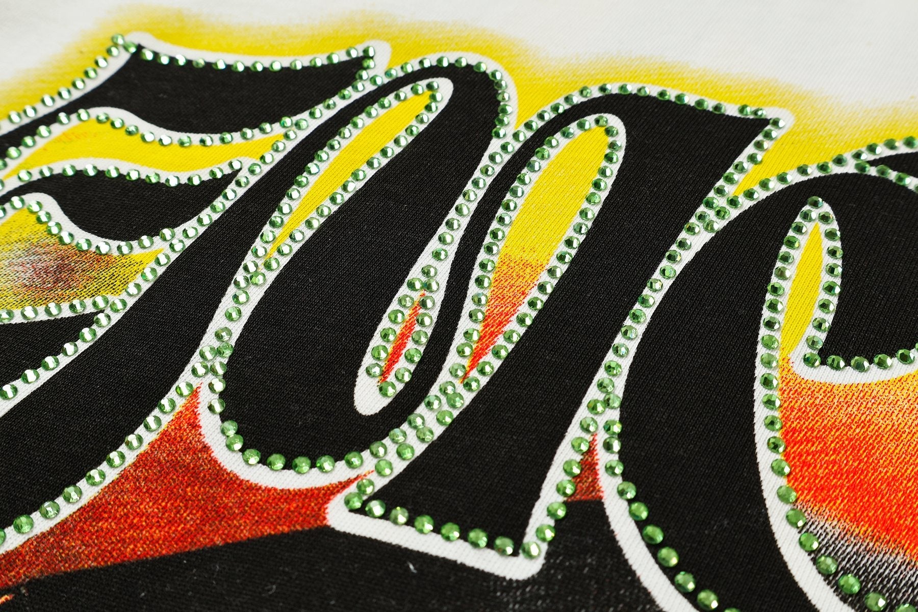Mixed Emotion Photo Graphic Short-Sleeve T-Shirt — detail