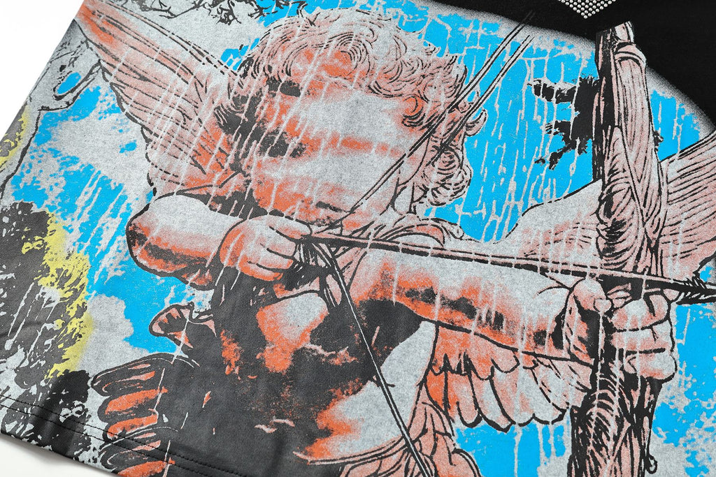 MIXED EMOTION Angel Dove Graphic T-Shirt — detail