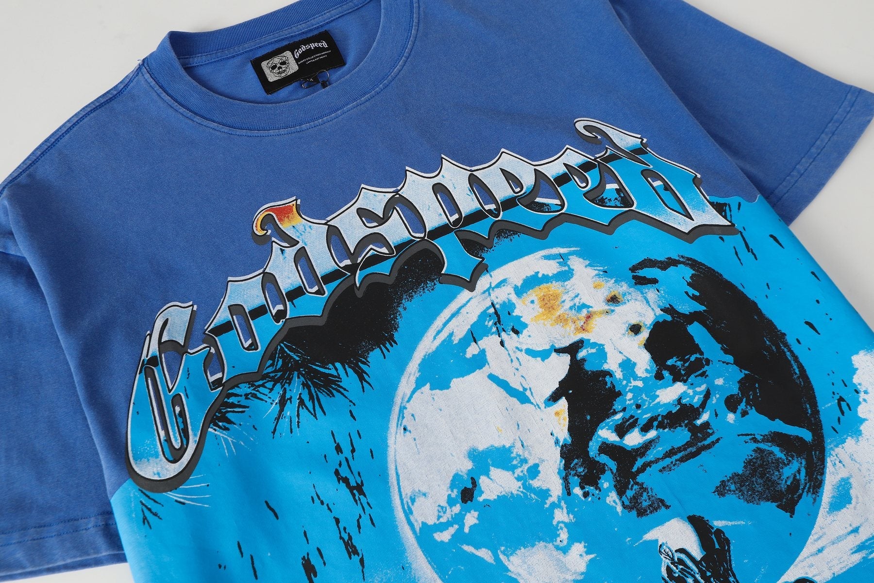 Godspeed Washed Rock Graphic T-Shirt — detail