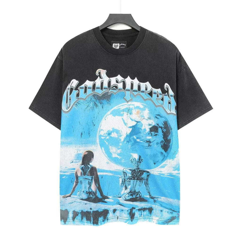 Godspeed Washed Rock Graphic T-Shirt — front