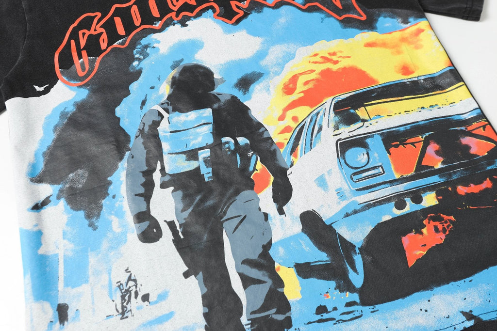 Godspeed Out Of Many One Graphic T-Shirt — detail