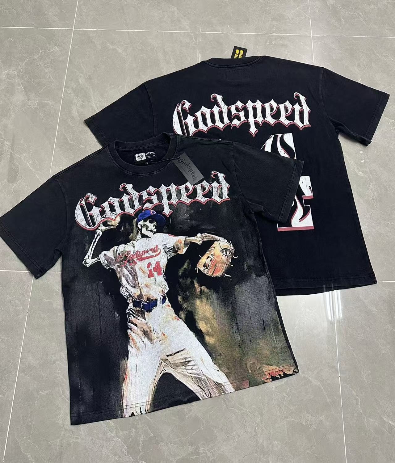 Godspeed Padres 14 Baseball Graphic T-Shirt — context