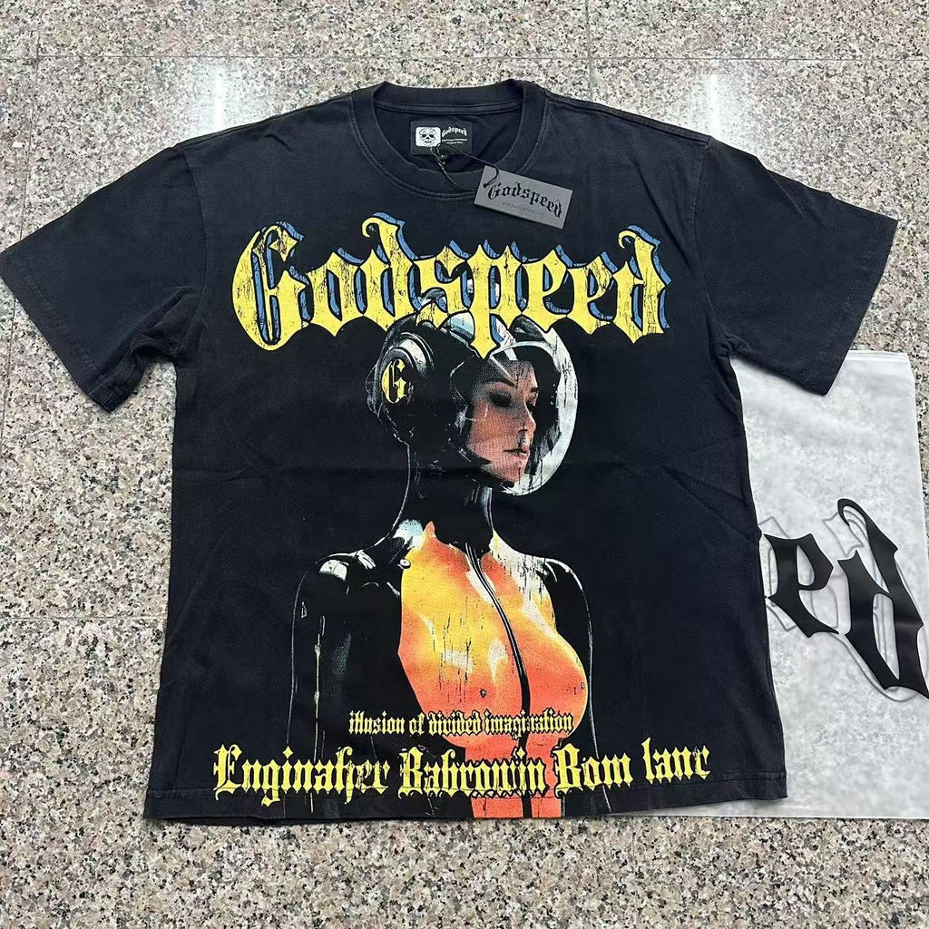 Godspeed Illusion of Divided Imagination Graphic T-Shirt — front