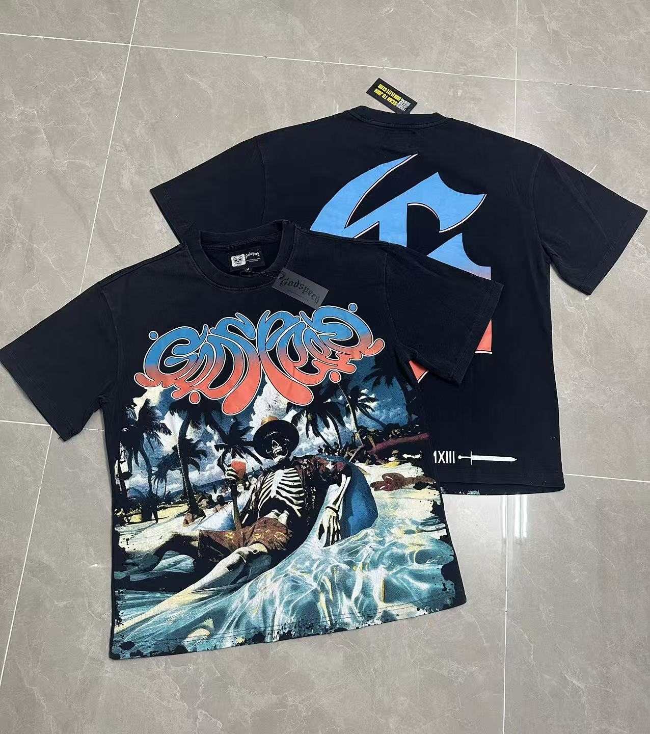 Godspeed Rock Graphic Short-Sleeve T-Shirt — context