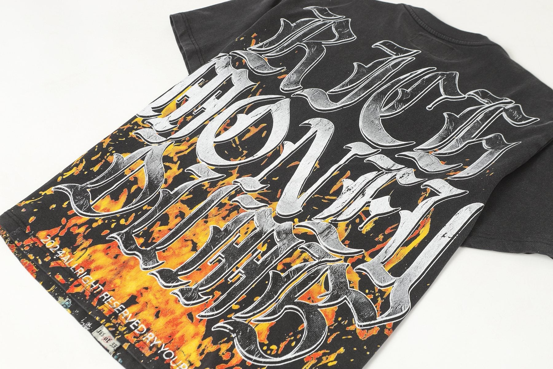 Godspeed Rich Money Drugs Graphic T-Shirt — detail