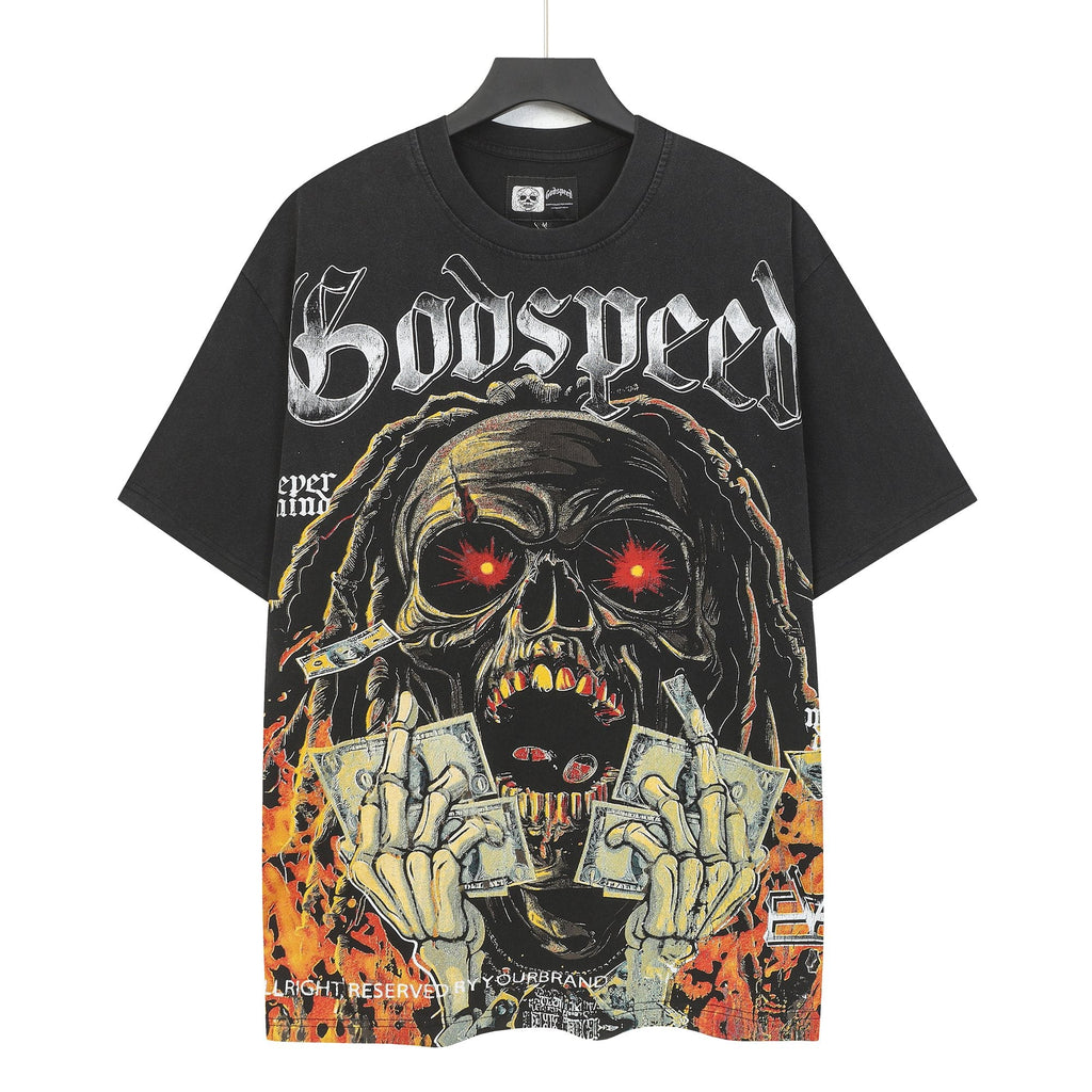 Godspeed Rich Money Drugs Graphic T-Shirt — hero
