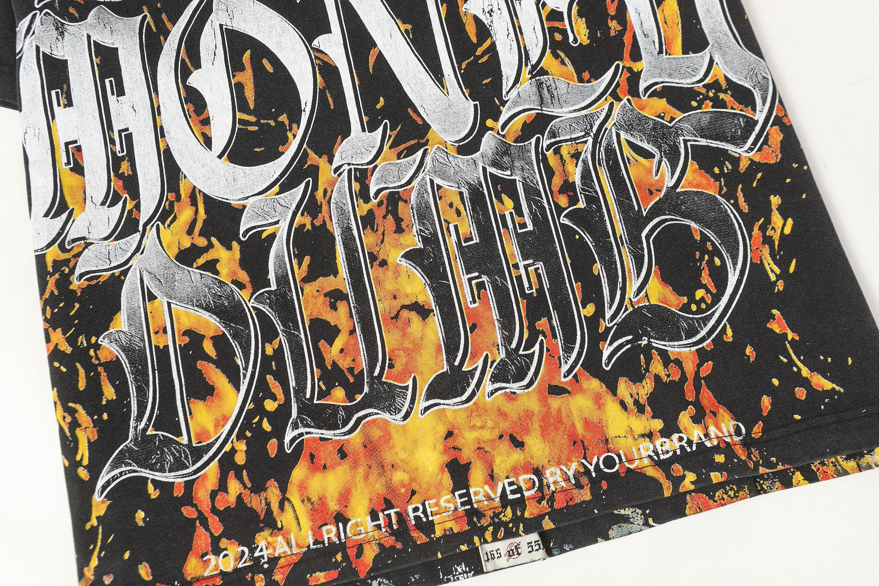 Godspeed Rich Money Drugs Graphic T-Shirt — detail