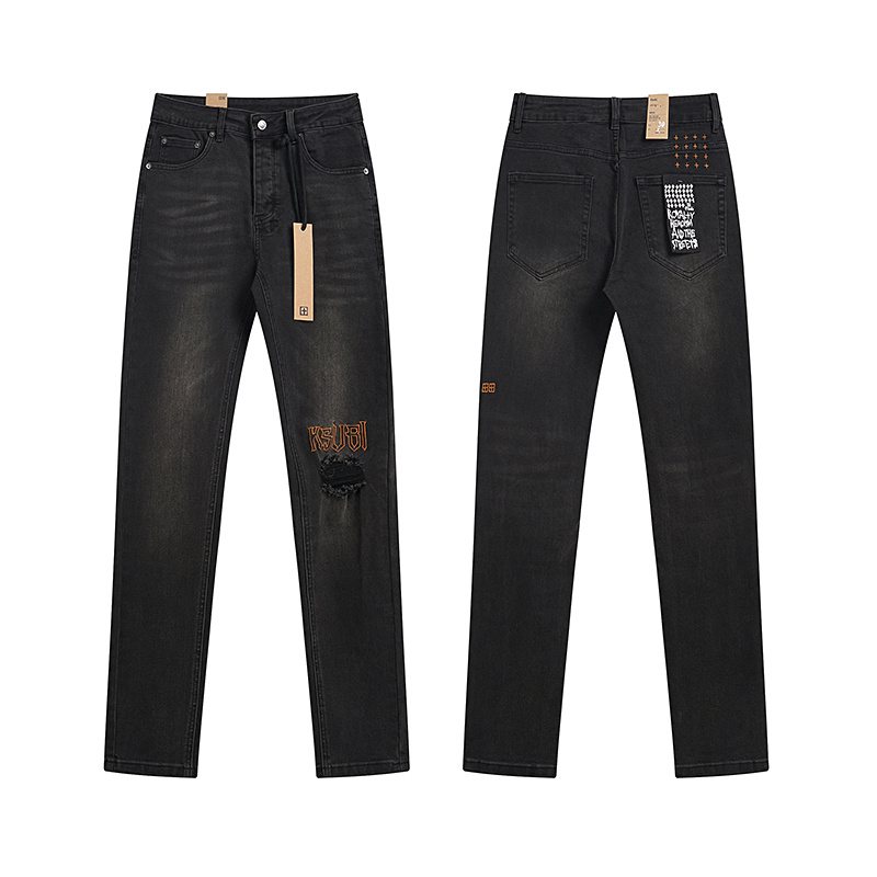 Ksubi Royalty Heroism Slim Tapered Black Jeans — hero