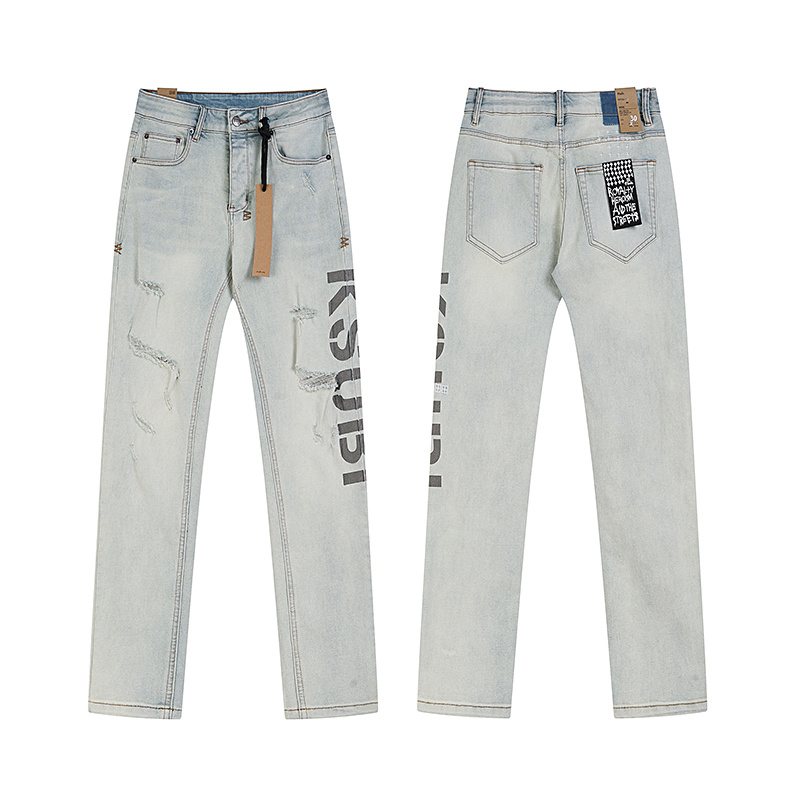 Ksubi Royalty Heroism Light Blue Slim Tapered Jeans — hero