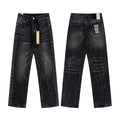 Ksubi Black Washed Straight-Leg Jeans — hero
