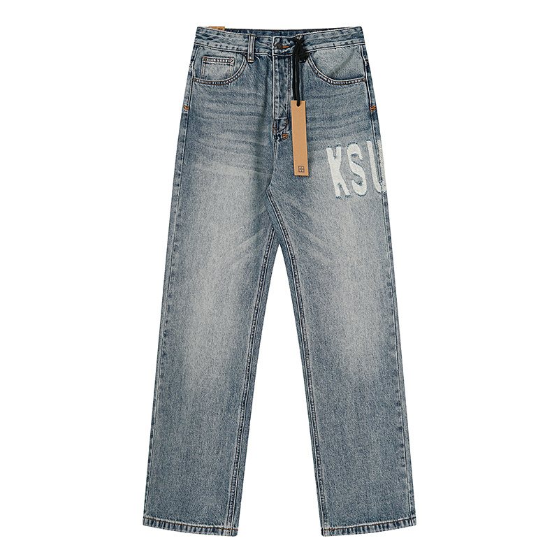 Ksubi Light Blue Straight-Leg Jeans — hero