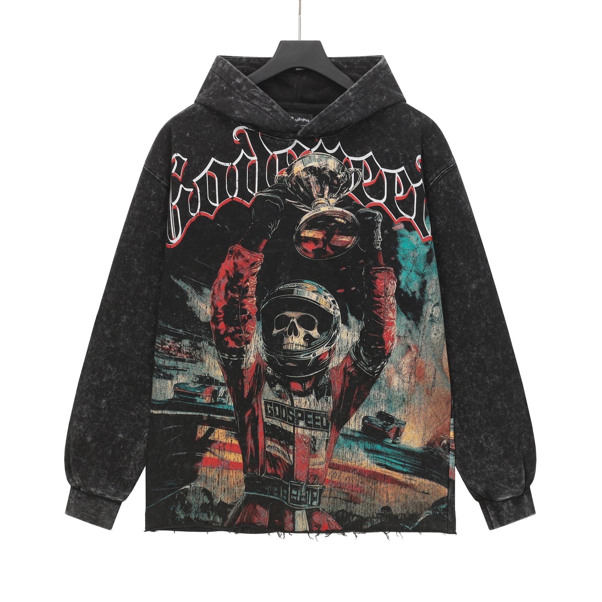 Godspeed Death Before Race Graphic Hoodie — hero