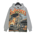 Godspeed Gray Racing Graphic Pullover Hoodie — hero