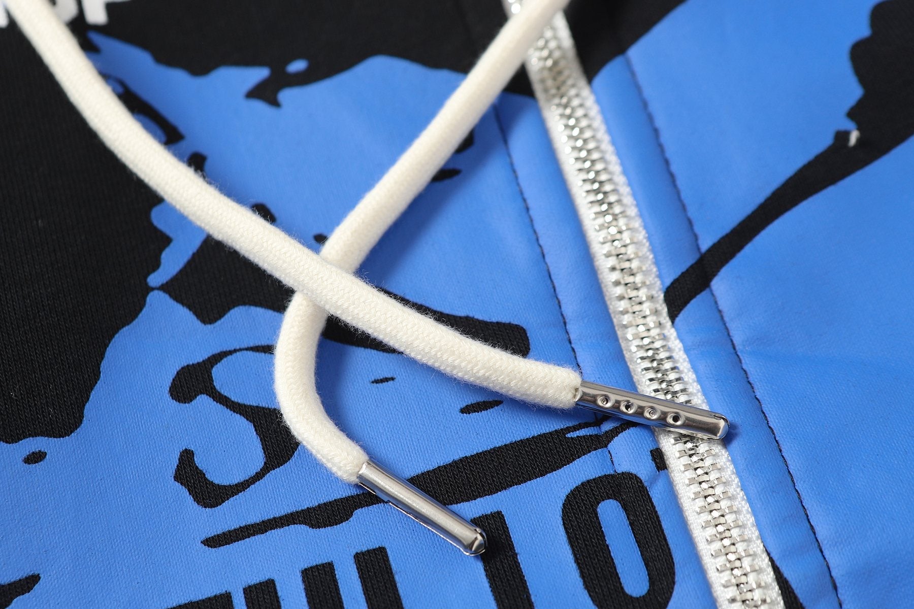 THAT'S A AWFUL LOT OF COUGH SYRUP Rising Star Graphic Zip Hoodie & Sweatpants Matching Set — detail