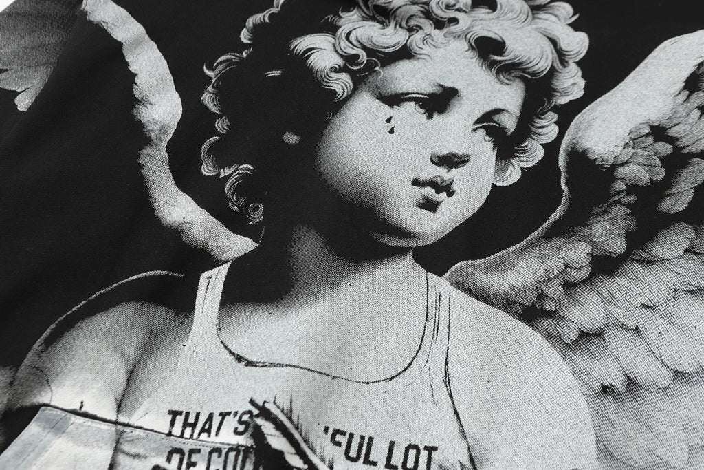THAT'S A AWFUL LOT OF COUGH SYRUP Angel Tears Graphic Hoodie — detail