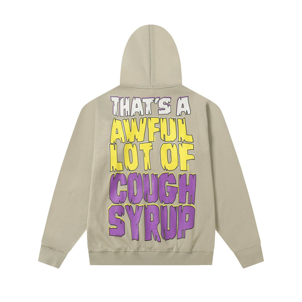 THAT'S A AWFUL LOT OF COUGH SYRUP Star Graphic Hoodie — back