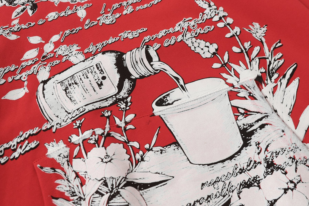 THAT'S A AWFUL LOT OF COUGH SYRUP Rising Star Graphic Hoodie — detail