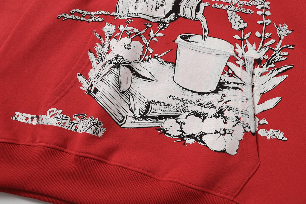 THAT'S A AWFUL LOT OF COUGH SYRUP Rising Star Graphic Hoodie — detail