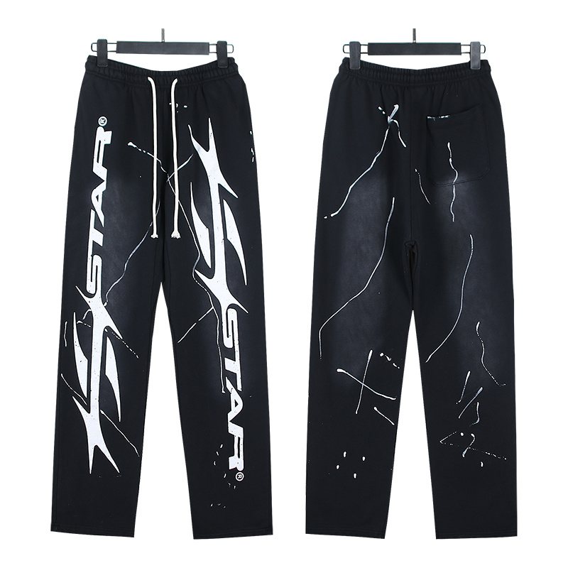Hellstar Washed Star Graphic Sweatpants — front
