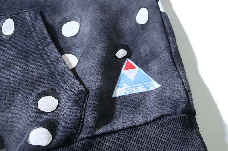 Hellstar Washed Splatter Graphic Hoodie — detail