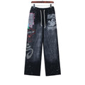 Hellstar Records Rhinestone Flared Sweatpants — hero