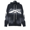 Hellstar Washed Black Graphic Pullover Hoodie — hero