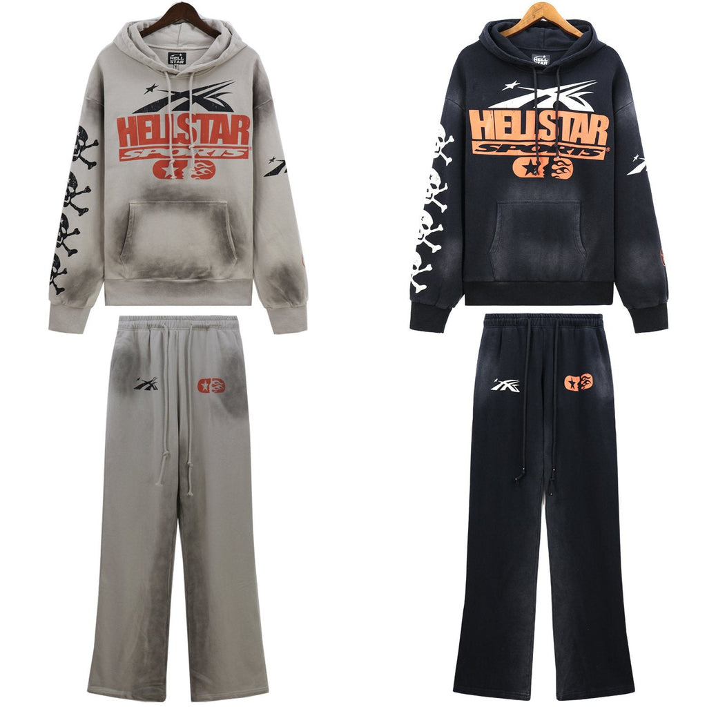 Hellstar Skull Graphic Hoodie & Sweatpants Set — comparison