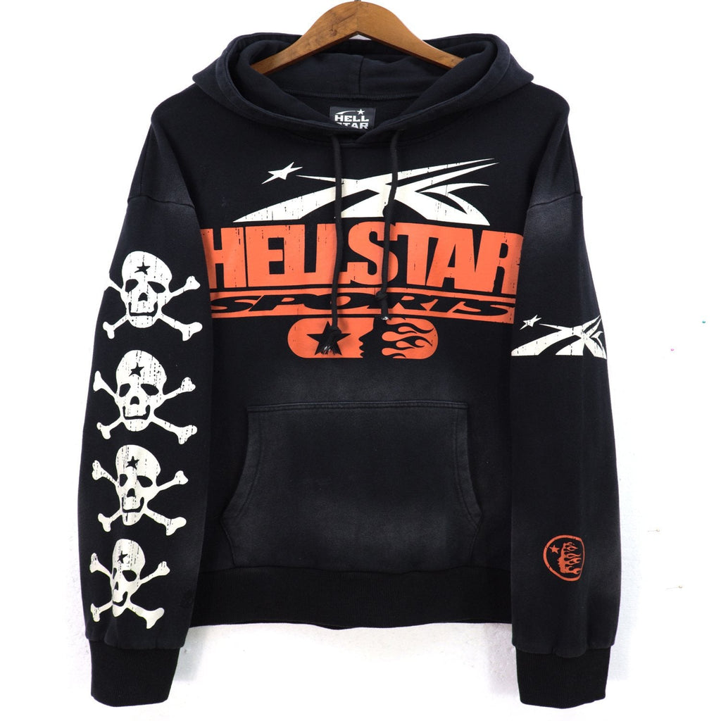 Hellstar Skull Graphic Hoodie & Sweatpants Set — front