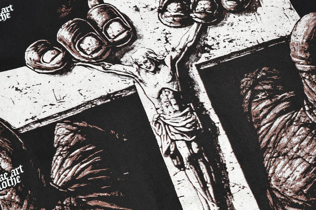 Hellstar Skull Crown Graphic T-Shirt — detail