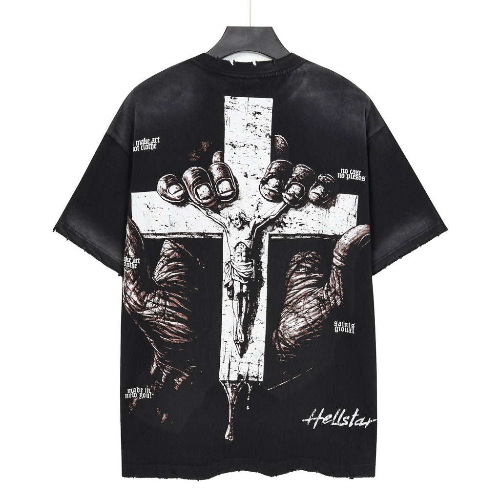Hellstar Skull Crown Graphic T-Shirt — back
