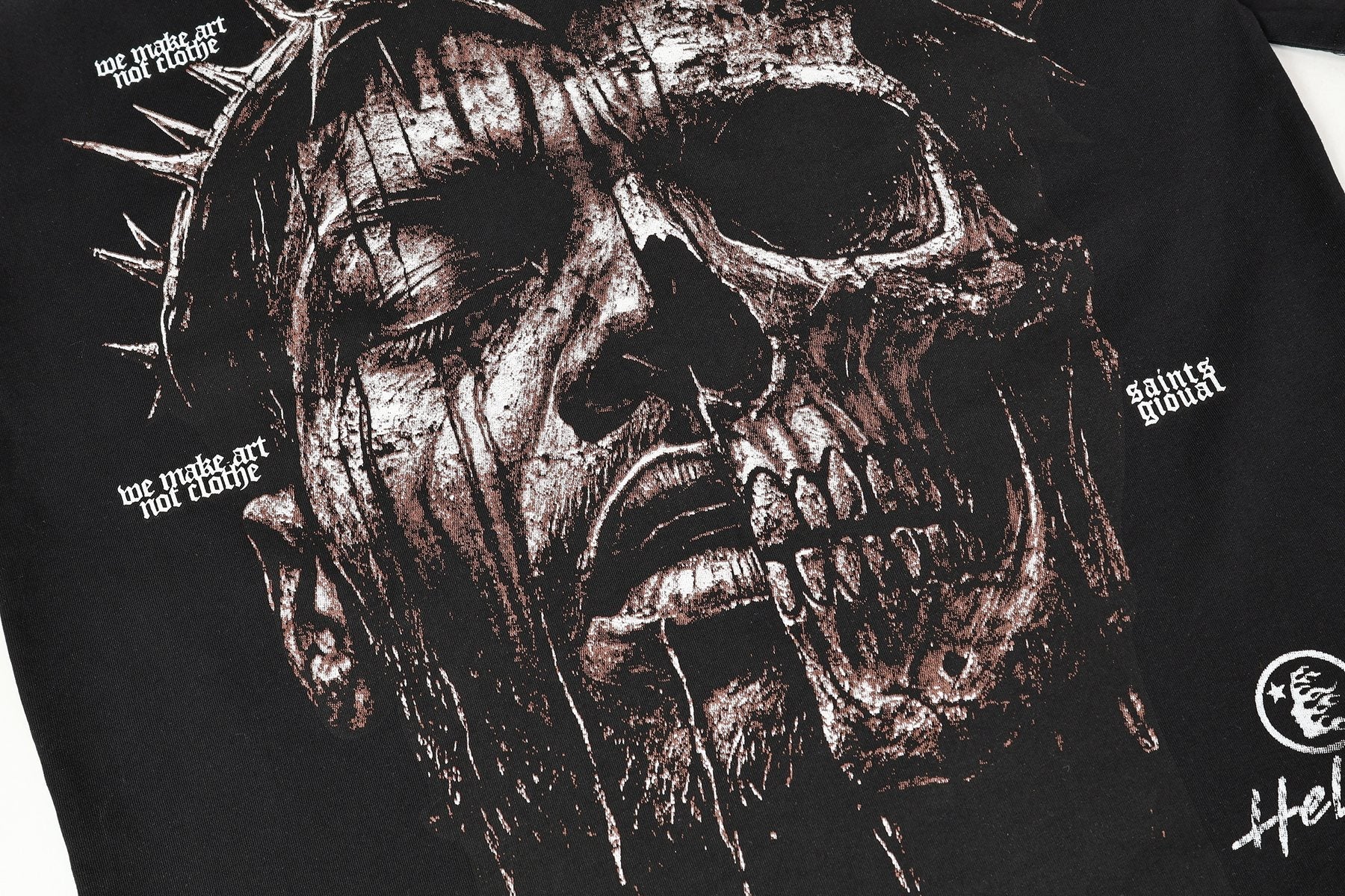 Hellstar Skull Crown Graphic T-Shirt — detail