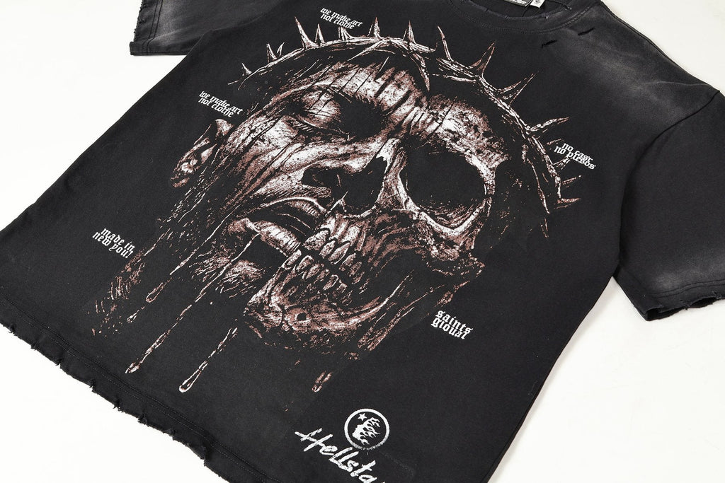 Hellstar Skull Crown Graphic T-Shirt — detail