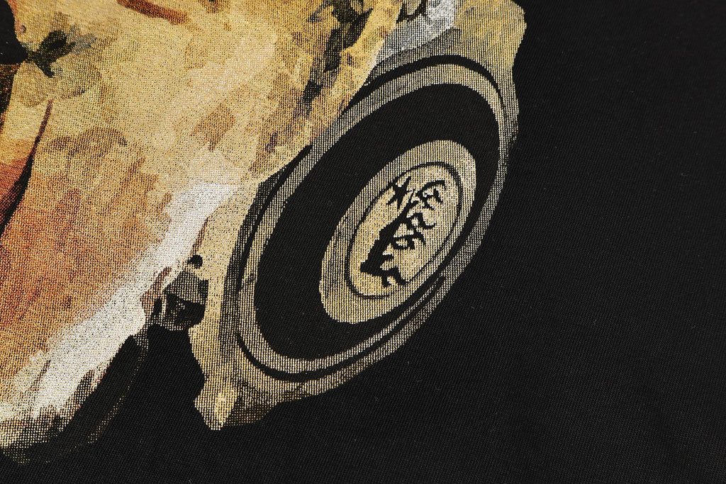 Hellstar Screaming Head Star Graphic T-Shirt — detail