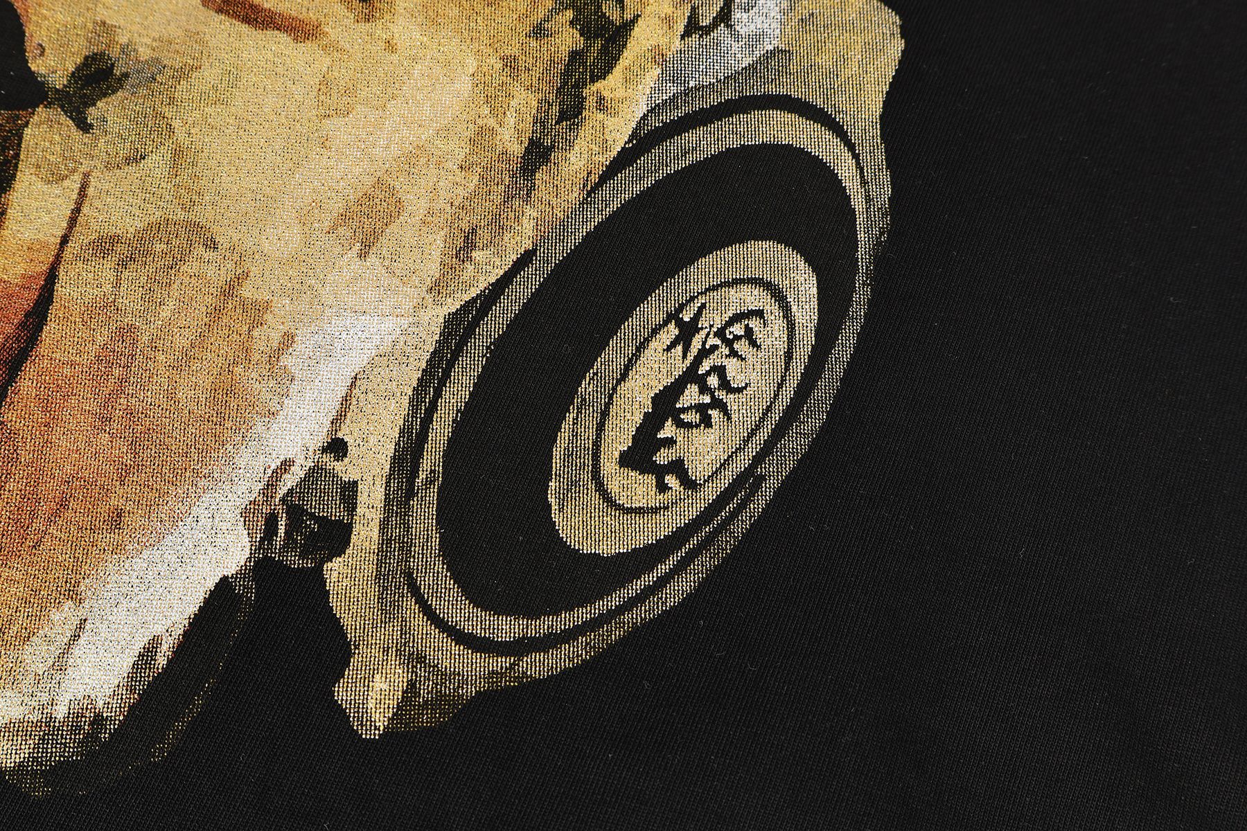 Hellstar Screaming Head Star Graphic T-Shirt — detail