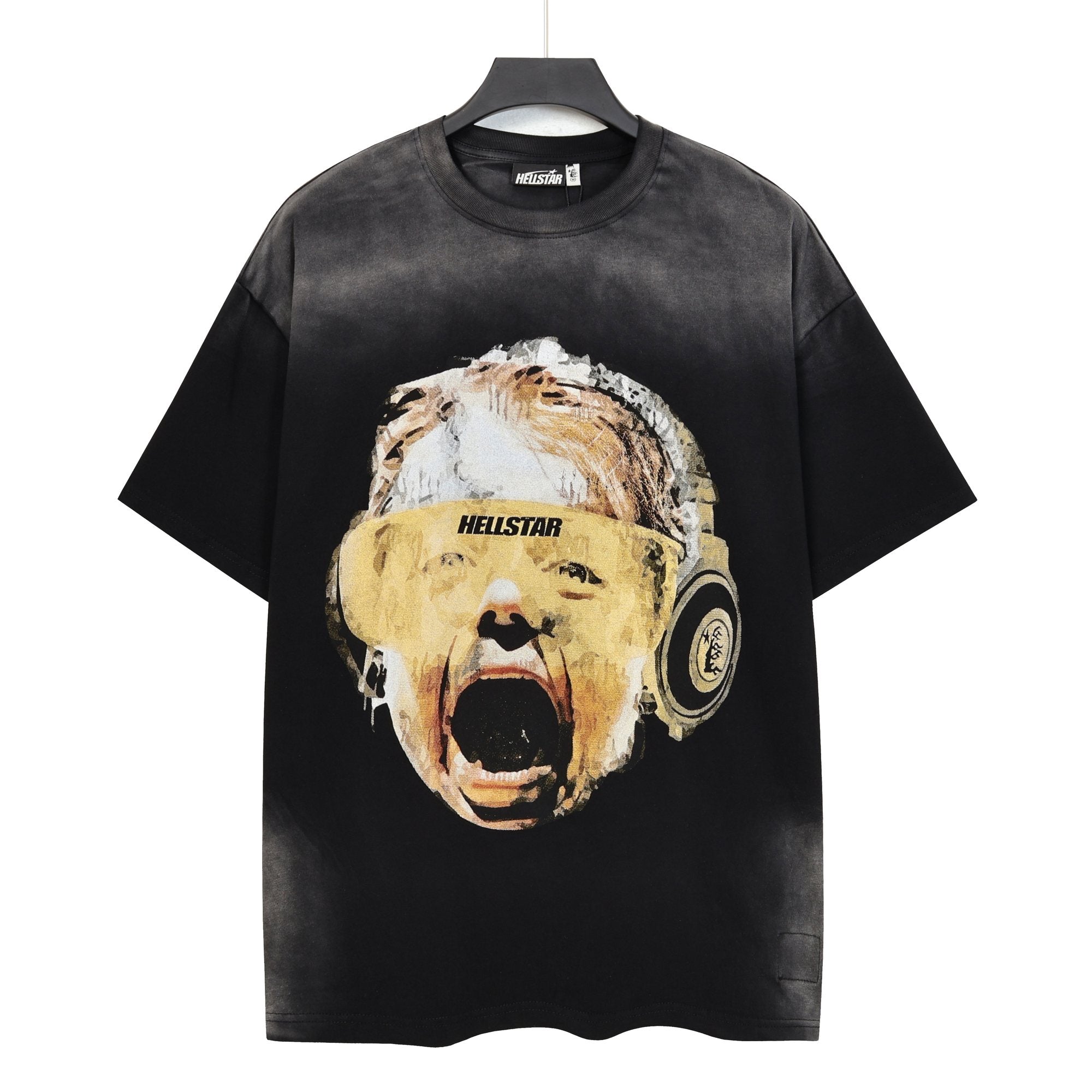 Hellstar Screaming Head Star Graphic T-Shirt — hero