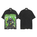 Hellstar Skull Motorcycle Acid-Wash T-Shirt — hero