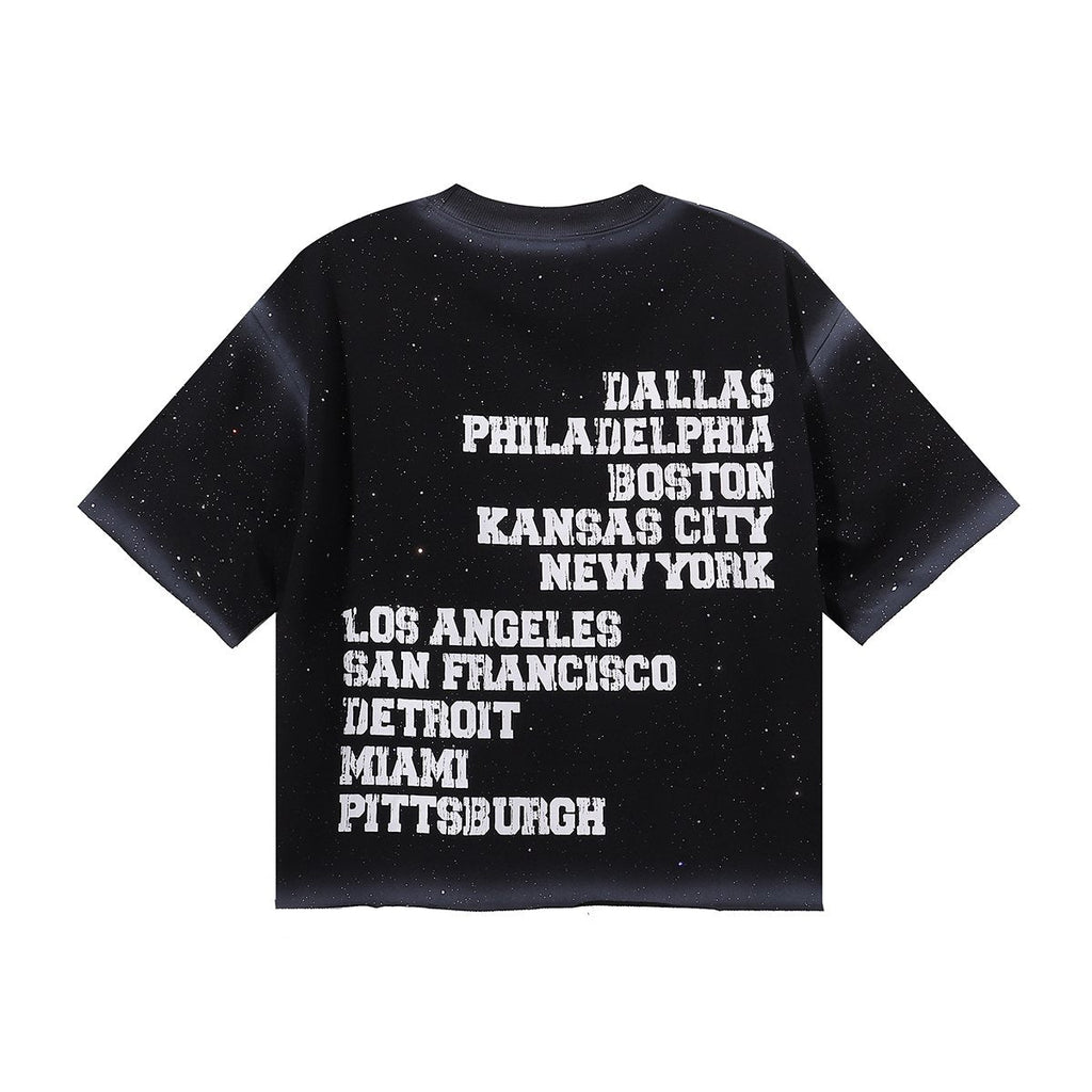 BKYS Revival Football & City List Graphic T-Shirt — back