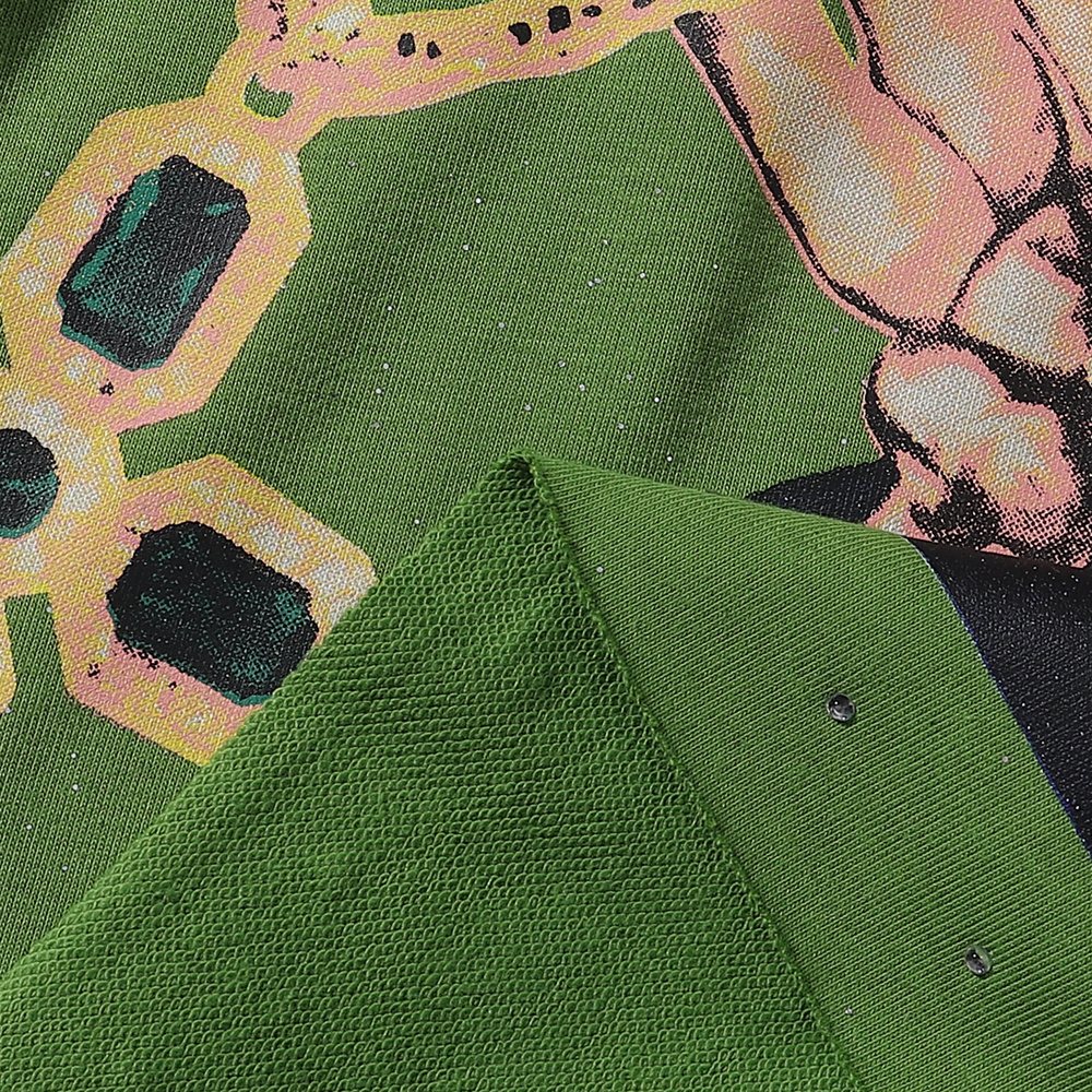 BKYS Revival Rhinestone Graphic Cropped T-Shirt — detail