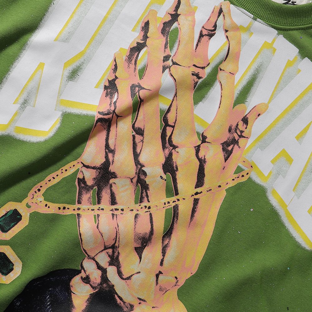 BKYS Revival Rhinestone Graphic Cropped T-Shirt — detail
