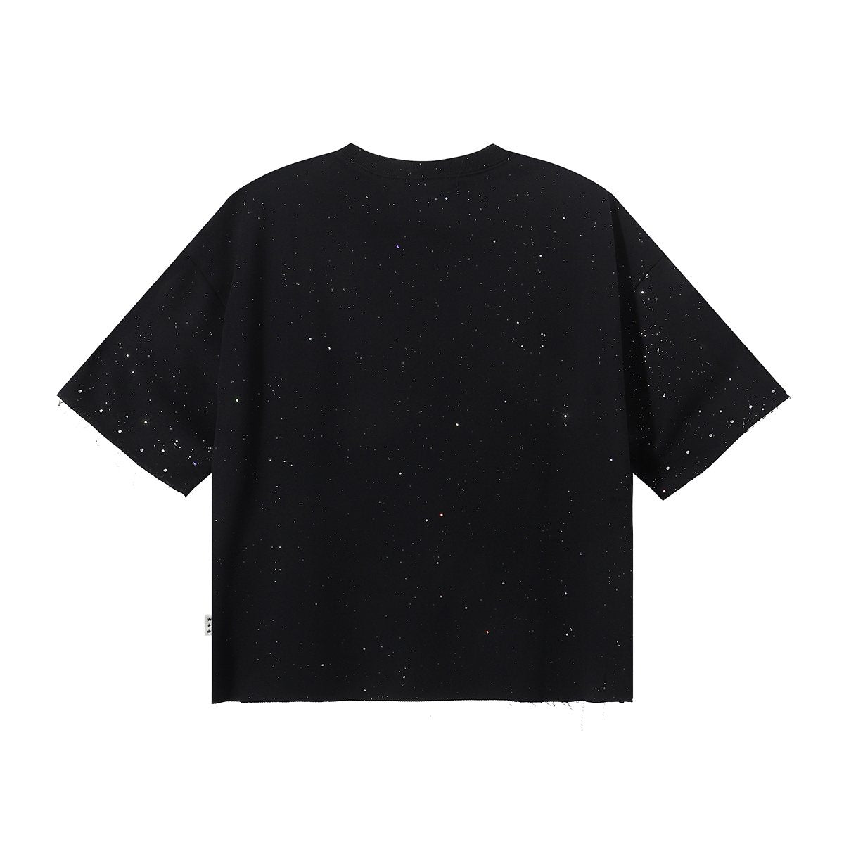BKYS Revival Rhinestone Graphic Cropped T-Shirt — back