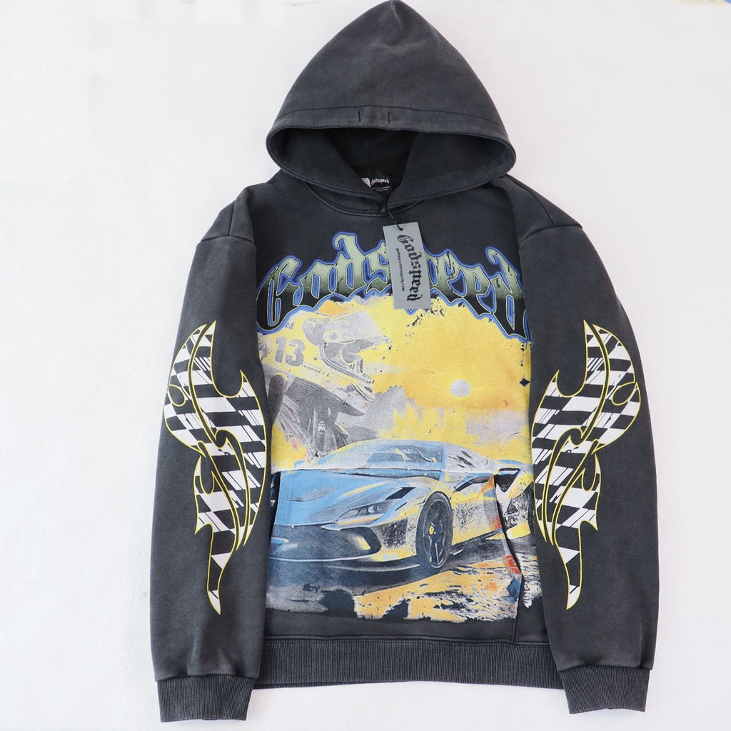 Godspeed Racing Graphic Hoodie — hero