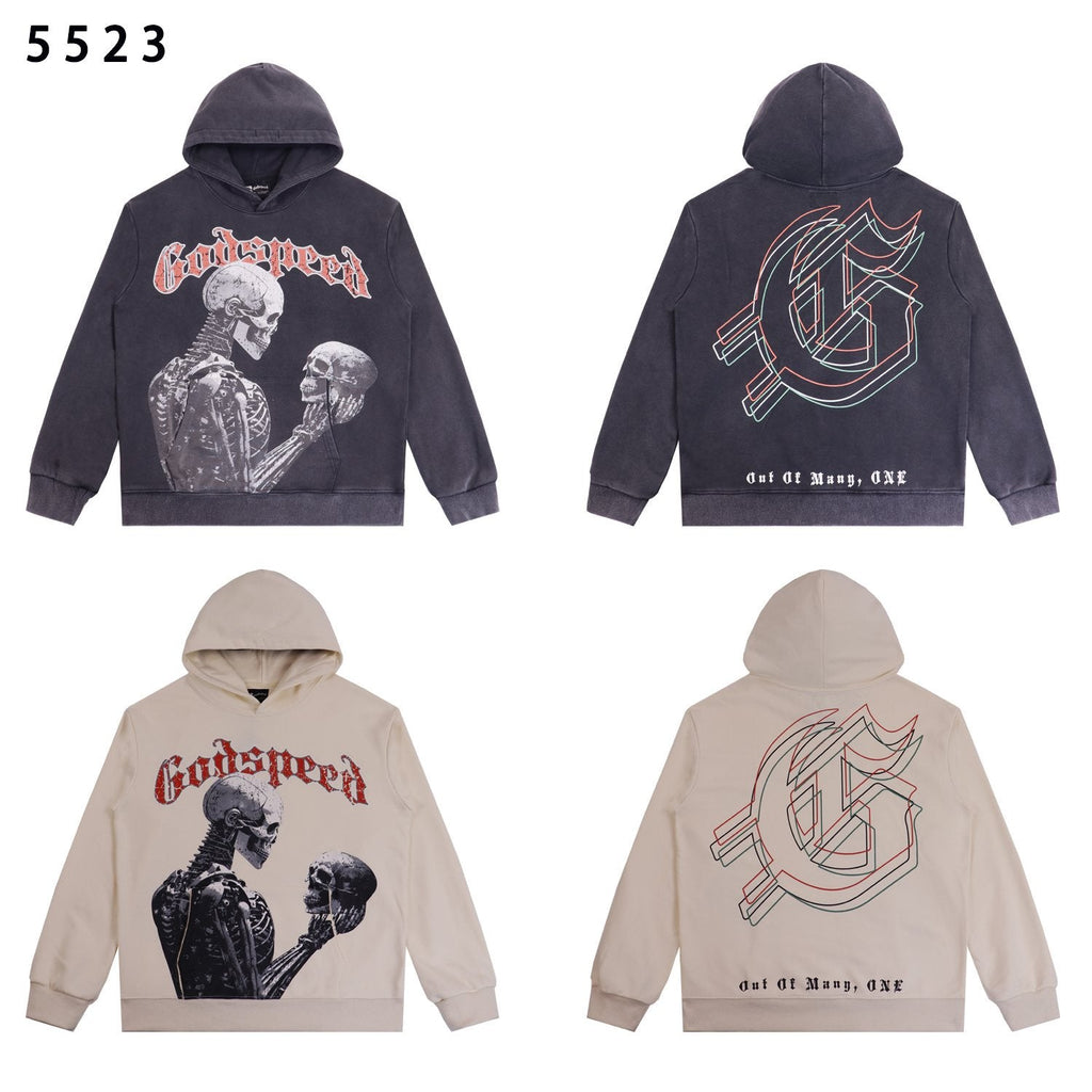 Godspeed Guitar Skeleton Graphic Hoodie — comparison