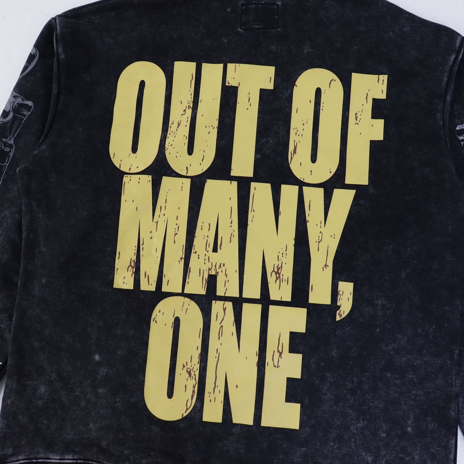 Godspeed Out of Many One Graphic Hoodie — back
